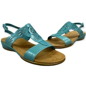 Easy Spirit - Leather - Turquoise Blue - Sandals - Size 7